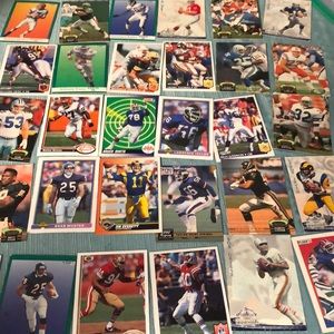 40 football cards for collecter